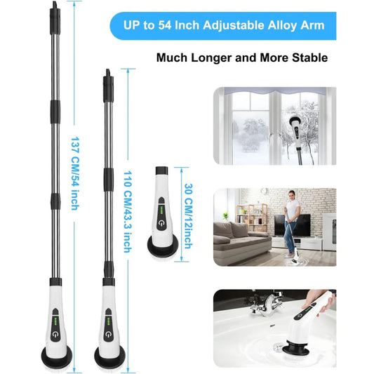 9-in-1 Cordless Power Spin Scrubber