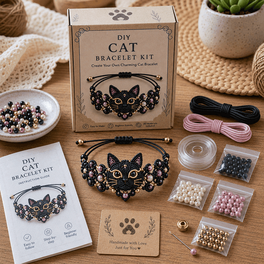 ✨DIY Beaded Bracelet Making Kit Creative Jewelry Craft Set Fun Handmade Gift🎀✨