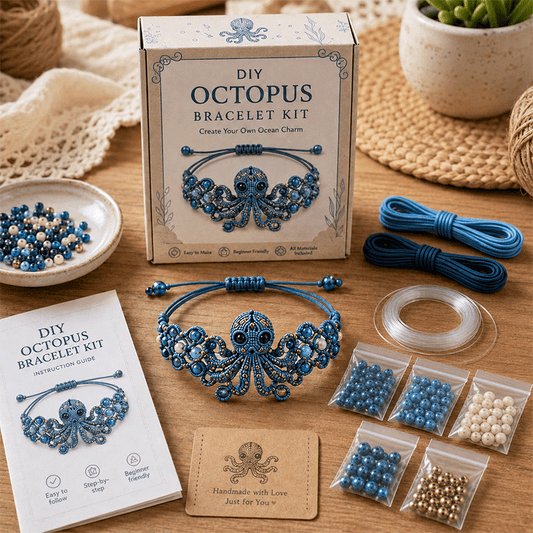 ✨DIY Beaded Bracelet Making Kit Creative Jewelry Craft Set Fun Handmade Gift🎀✨