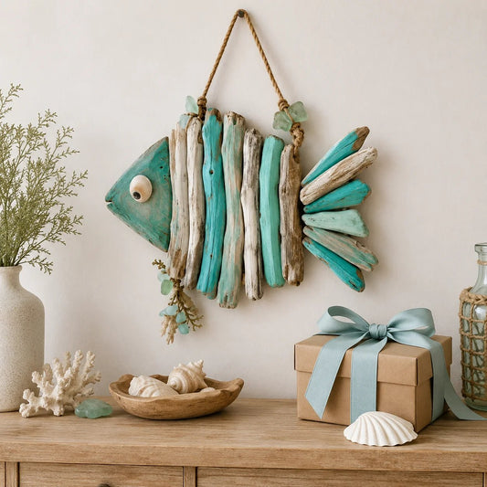 ⏰Last day Promotion 🔥-Lighted Coastal Fish Wall Decor🌊