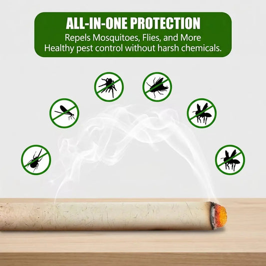 Premium Natural Mugwort Repellent Sticks – Chemical-Free Summer Protection