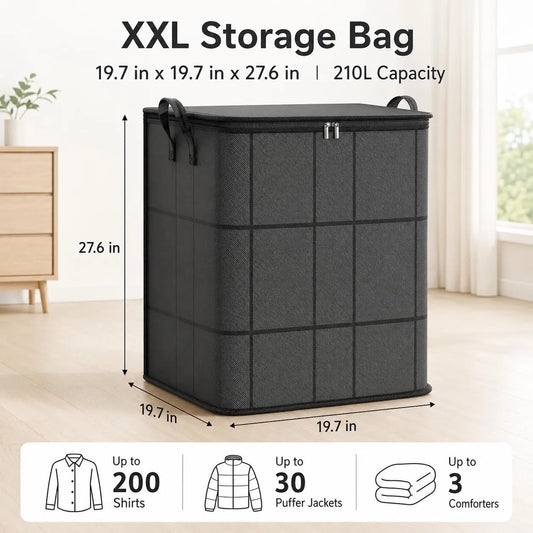 📦 Keep Clothes Neat with Extra-Large Storage Bag ✨