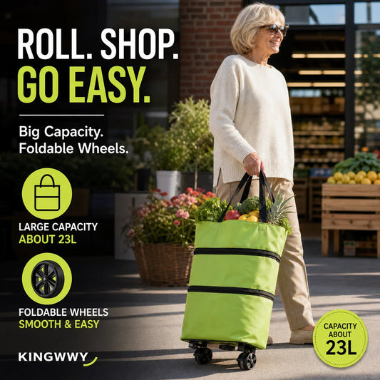 ✨ Carry More with This Foldable Shopping Bag 🛍️