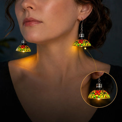 ✨ Handmade Light-Up Chandelier Earrings for Vintage Style 💎