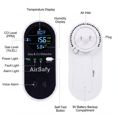 ⏰Last day Promotion 🔥-AirSafy™ See Danger Before You Breathe It